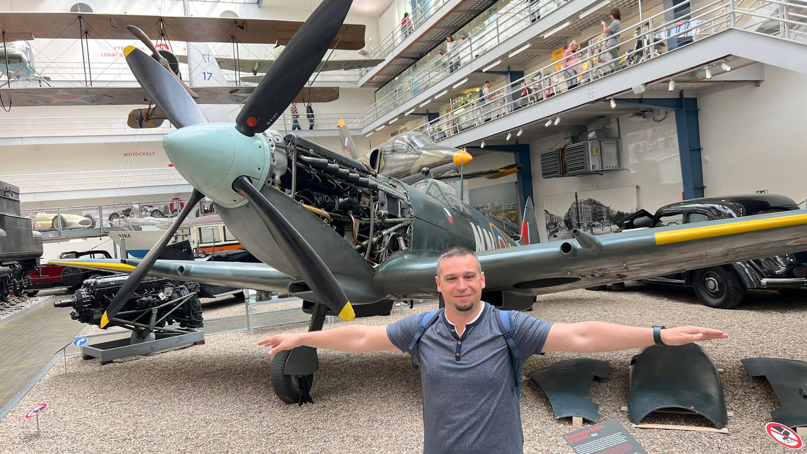 Истребитель Spitfire в Национальном техническом музее